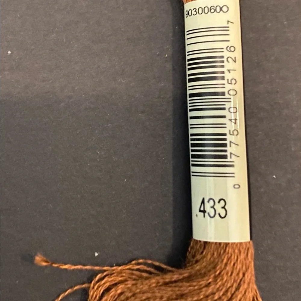 Brown Embroidery Floss Thread Skein - Multipurpose Crafting New